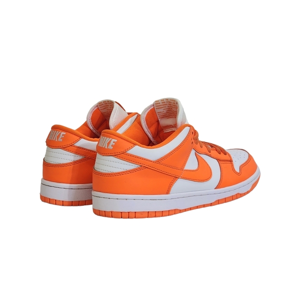 Nike Dunk Low Retro SP Syracuse CU1726 White Orange Blaze Mens Size 8.5 Women 10 - Picture 3 of 11